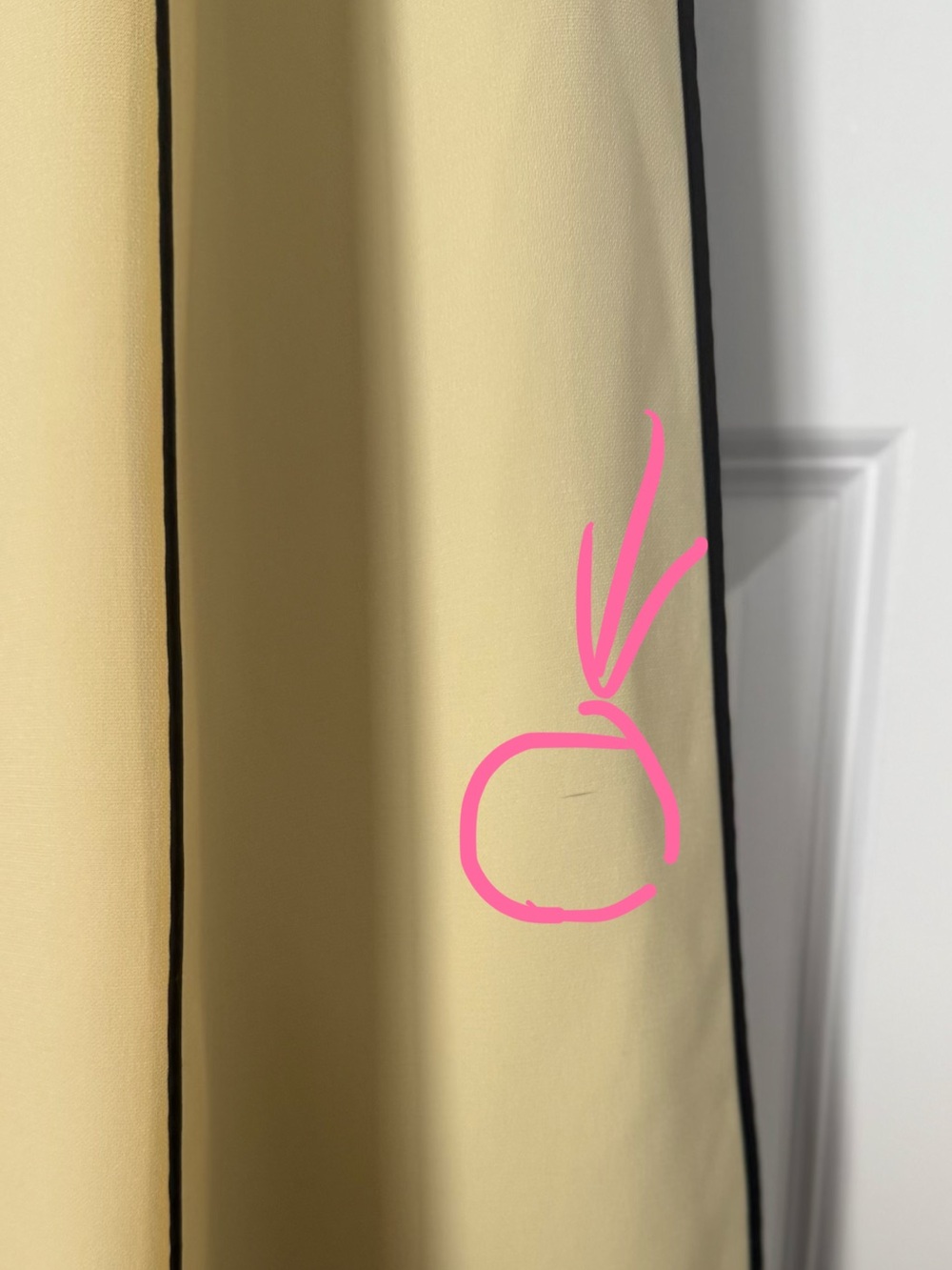 Tory Burch Crepe Long Dress In Vanilla Custard $2,498 4 - Picture 7 of 13